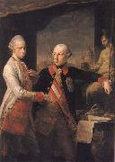 Pompeo Batoni Emperor Foseph II and Grand Duke Pietro Leopoldo of Tusany oil on canvas